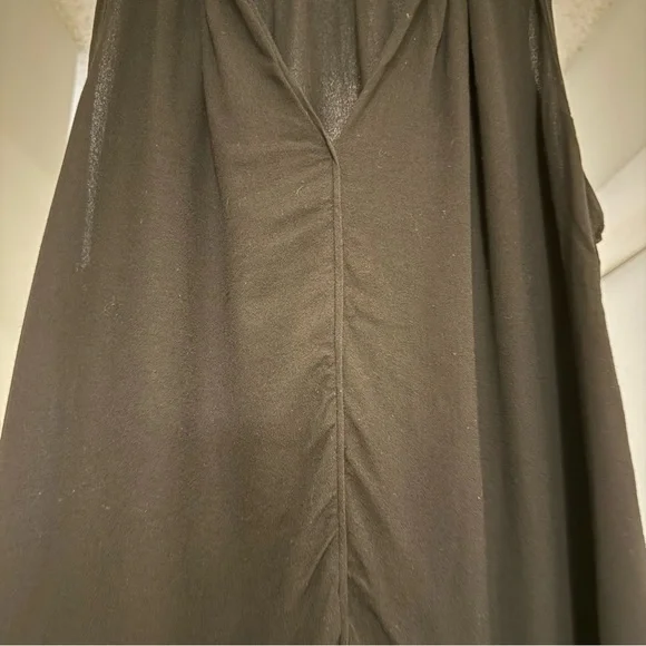 A.L.C Black Tank Top with White Collar Sz Large Minimalist Quiet Luxury - Picture 3 of 6